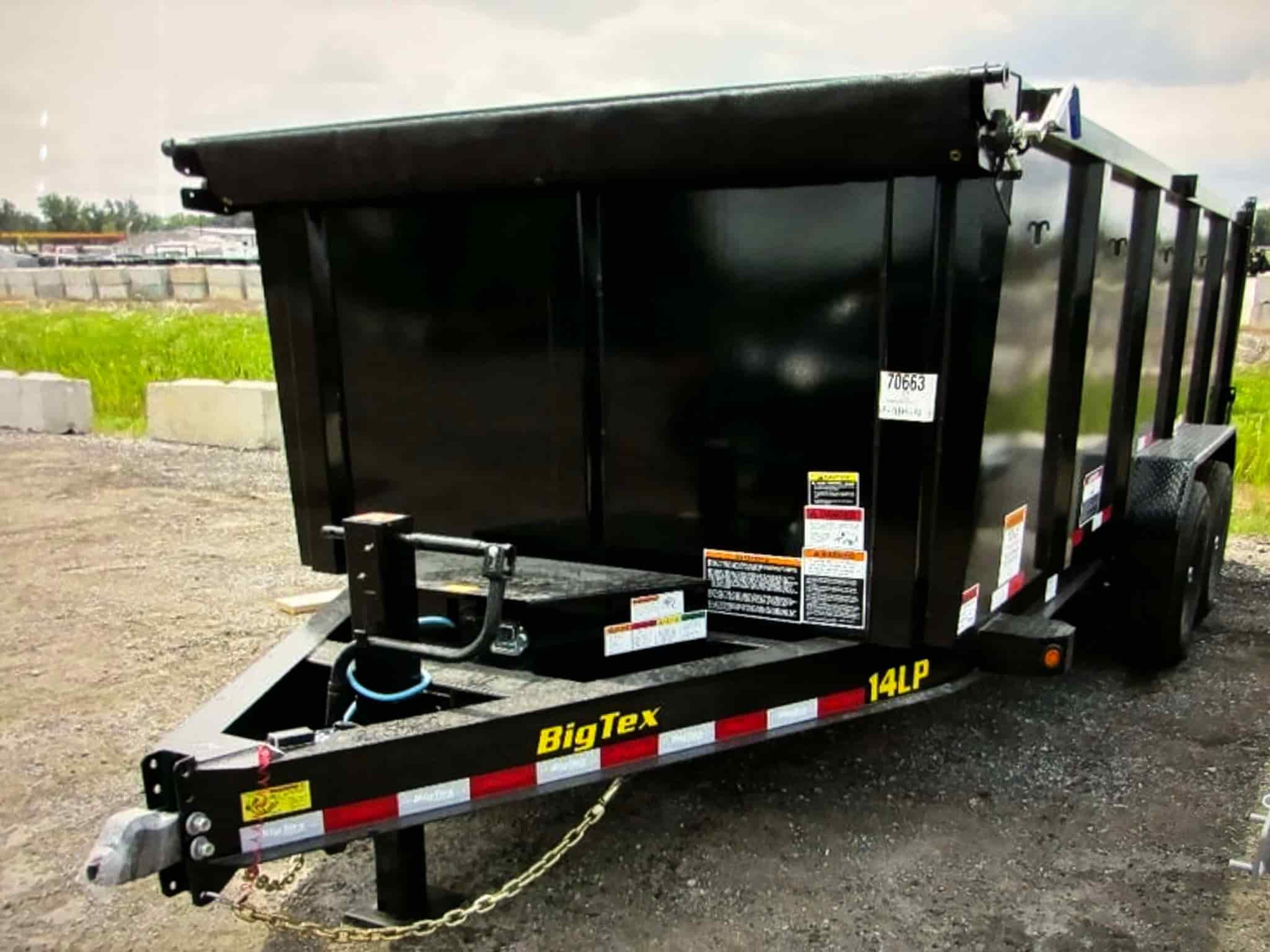 Black 15 Yard Residential Dumpster For Rental by Clean Sweep Dumpsters